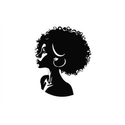 AFRO WOMAN SVG, Afro Girl Svg, Black Woman Svg, African Woman Svg, African Girl Svg cut files for Cricut