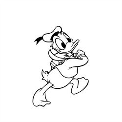 Duck Donald Duck Outline - SVG Download File - Plotter File - Crafting - Plotter cricut