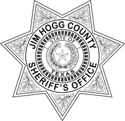 Jim Hogg County Sheriffs office badge Texas vector file for laser engraving, cnc router, cutting, engraving file