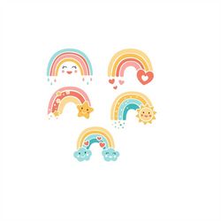 Rainbow Kids Baby Rainbow kids baby - SVG Download File - Plotter File - Crafting - Plotter Cricut