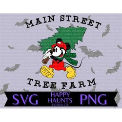 Tree farm SVG, easy cut file for Cricut, Layered by colour
