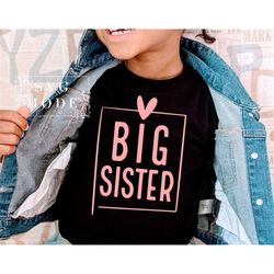 Big Sister SVG PNG PDF, Baby Girl Svg, Sister Svg, Promoted To Big Sister Svg, Big Sister Shirt, Family Svg, Finally Big