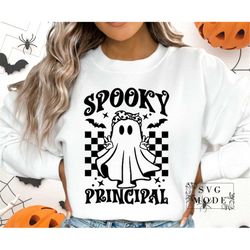 Spooky Principal SVG PNG, Principal Svg, Funny Halloween Svg, Halloween Principal Svg, Halloween Shirt Svg, Spooky Vibes