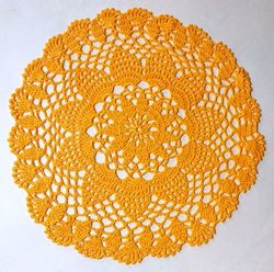 Doilies crochet pattern, pattern download, crochet placemat, crochet home decor