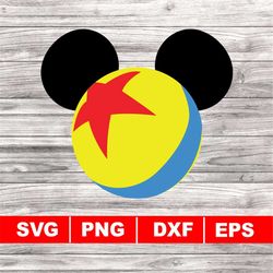 pixar ball svg, png, dxf, eps, luxo ball svg, digital download, bouncing ball svg, ball clipart, kids toy svg