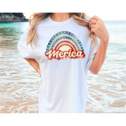 Comfort Colors 4th of July Celebration Tee, Independence Day Gear, Freedom Theme Shirt, Celebratory Independence Tee, Am