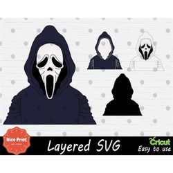 Layered SVG for Cricut - Cricut SVG for Fans - Svg Cut File - Digital Print - Easy Cut - High Quality PNG Horror Movie s
