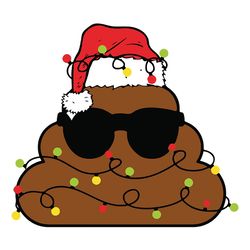 Poop Emoji Candy svg, Poop Christmas Light Holiday svg, Poop Christmas, Christmas Svg, Christmas Svg Files