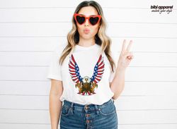 American Eagle Shirt,4th Of July Shirt,Patriotic Eagle Shirt