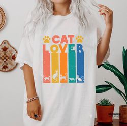 Cat Lover Shirt, Funny Cat Shirt, Distressed 80s Vintage T-S