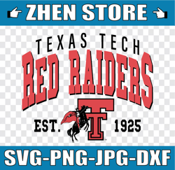 Vintage 90's Texas Tech Red Raiders Svg, Texas Tech Svg, Vintage Style University Of Texas Tech Svg, NCAA Svg, NCAA Spor