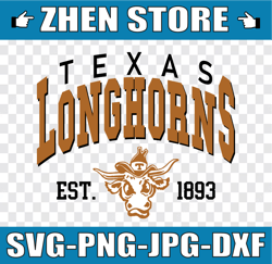 Vintage 90's Texas Longhorns Svg, Texas Svg , Vintage Style University Of Texas Png Svg dxf NCAA Svg, NCAA Sport Svg, Di