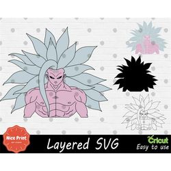 Layered SVG for Cricut - Cricut SVG for Fans - Svg Cut File - Digital Print - Easy Cut - High Quality PNG Gamer Anime sv