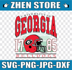 Georgia Bulldogs Est. 1784 Logos Svg, NCAA Football Svg, Png Svg dxf NCAA Svg, NCAA Sport Svg, Ga Bulldogs Logo Universi