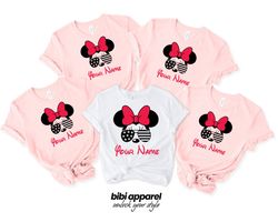 Disney Mickey Minnie mouse Personalized shirt , Custom NAME,