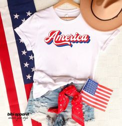 Distressed America Shirt,Freedom Shirt,Fourth Of July Shirt,