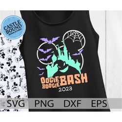 Oogie Boogie Bash 2023 shirt Svg, Mickey Halloween Party SVG, Boo Bash Halloween svg, mickey ghost, Oogie png shirt, hal
