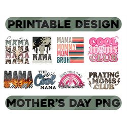 Mama Png Bundle, Mothers Day Png, Mom Quotes Png, Mom Png, Mama Png, Mom Life Png, Blessed Mama Png, Gift for Mom, Mom P