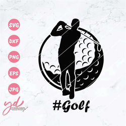 golf player svg | golf svg | golfing svg | golf clubs svg | golf ball svg | golf player silhouette | golf vector | golf