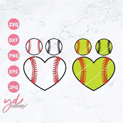 baseball svg | softball svg | baseball heart svg | softball heart svg | baseball laces | softball laces | stitches | cli