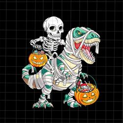 Skeleton Ridding Dinosaur Halloween Png, T Rex Skeleton Halloween Png, Skeleton Halloween Png, Scary Halloween Png, Hall
