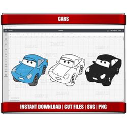 cars svg png clipart, lighting mcqueen instant download, for cricut silhouette cut files, tow mater, digital printable c