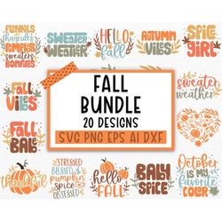 Retro Fall SVG Bundle, Autumn Svg, Thanksgiving Svg, Fall Svg Designs, Autumn Bundle Svg, Fall sublimation, Cut File Cri
