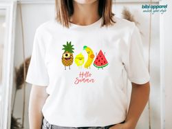 Hello Summer Shirt, Watermelon Shirt, Summer Shirt, Summer T