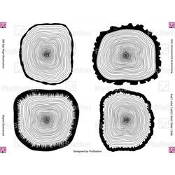 Tree Rings Svg, Tree Stump, Wood Log, Lumberjack, Svg Esp Dxf Jpg Png, Commercial Use Svg, Digital Download - Printable,