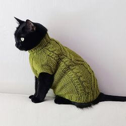 Sweater for cats Pets clothes jumper Cat clothes Cat sweater Jumper for cats Sphynx cats sweaters Knitwear for cats dogs