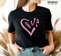 Love Typography Shirt  Comfort colors t-shirt  Trendy Oversi