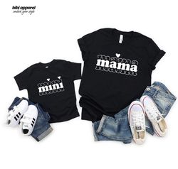 Mama & mini Shirt, Stacked mama and mini shirt, Mothers Day