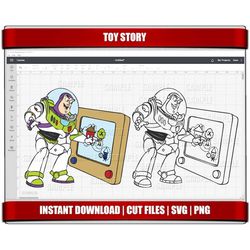 buzz svg, toy story svg, woody svg, toy story png clipart, instant download, for cricut svg files, digital printable bir