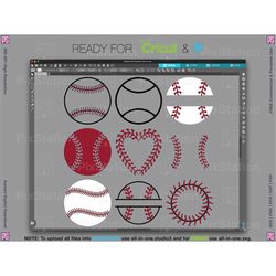 baseball ball svg and stitches svg, baseball stitch svg, baseball clipart png, baseball monogram svg decal cut file for