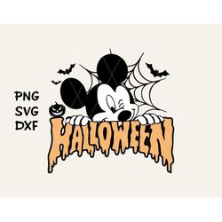 Halloween SVG, Mouse Head SVG, Halloween Sublimation svg, Halloween Cartoon svg, Mickey Halloween svg, Kids Halloween, r