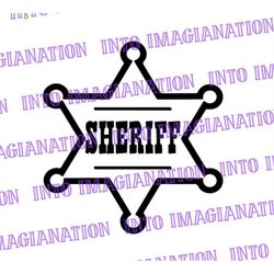 Sheriff Woody Badge | Sheriff Badge | Toy Story | Woody  | SVG | PNG | PDF | Digital File