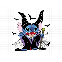 Halloween Costume Svg, Stitch Witch Svg, Halloween Svg, Stitch Halloween Svg, Svg, Png Files For Cricut Sublimation, Lay