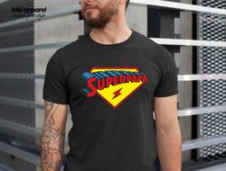 Super Papa TShirt, Superhero Papa T-shirt, Super Dad T-shirt