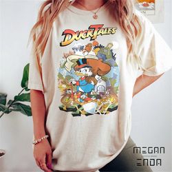 Vintage Disney 90s Funny DuckTales Money Colors Shirt, Disney DuckTales Shirt, Donald Duck Shirt, Disneyworld Shirts, Di