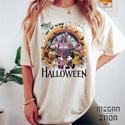 Halloween Trick Or Treat Shirt, Retro Vintage Halloween Shirt, Disney Halloween Matching Tee, Halloween Party Tee, Disne