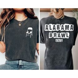 Alabama Metal Folding Chair Shirt, Folding Chair Fight Tshirt, Alabama Brawl Tee, Montgomery River Boat Brawl Shirt, Fun