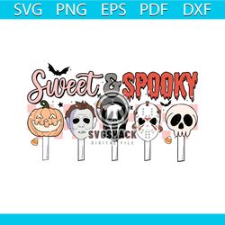 Retro Sweet And Spooky Horror Halloween SVG Digital File