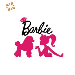 barbie kiss svg cute barbie movie baby doll svg digital file