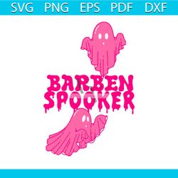 Cute Barbenspooker SVG Barbie Halloween SVG Digital File