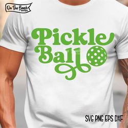 pickleball svg, pickleball shirt svg, pickleball shirt design, pickleball sublimation, pickleball retro svg,cut files cr