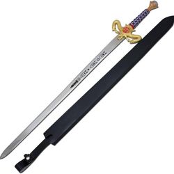 Handmade Medieval Warrior Fantasy Swords Comes with Black Leather Sheath