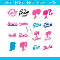 barbie and ken come on barbie lets go party svg bundle file