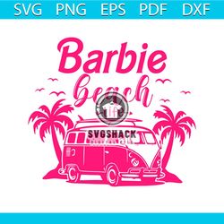 Retro Jeep Barbie SVG Barbie Beach Life SVG Digital Cricut File