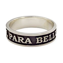 Ring Si vis pacem, para bellum, code 2SVPPB, completely 925 sterling silver