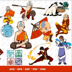 Avatar The Last Air Bender Vector- 100 instant download